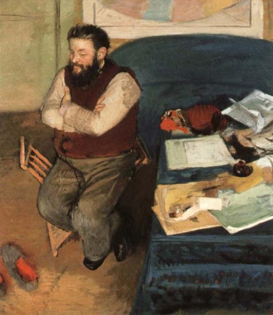 Edgar Degas Diego Martelli oil painting picture